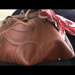 Purificación Garcia leather purse